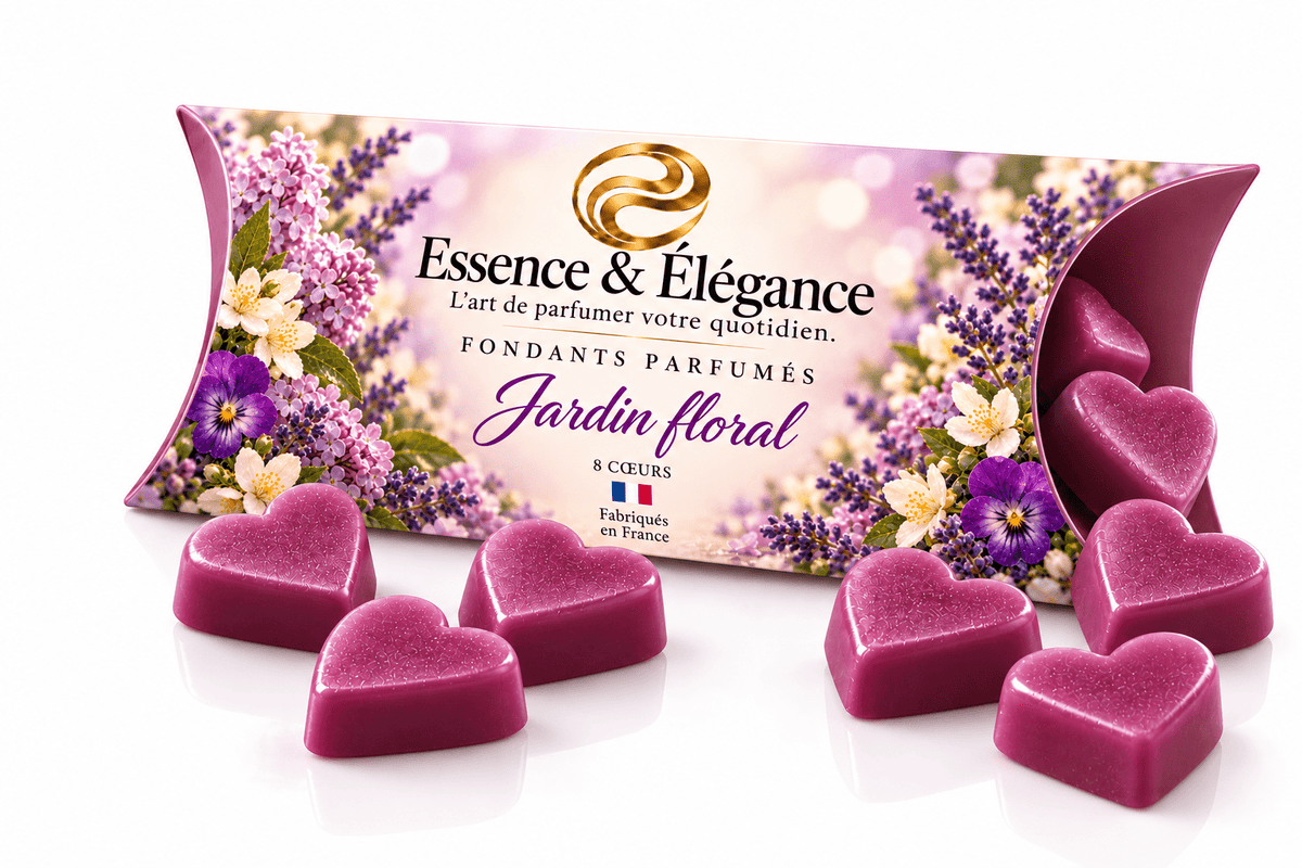 8 Fondants parfumés - jardin floral - Essence & Élégance - Essence & Elegance
