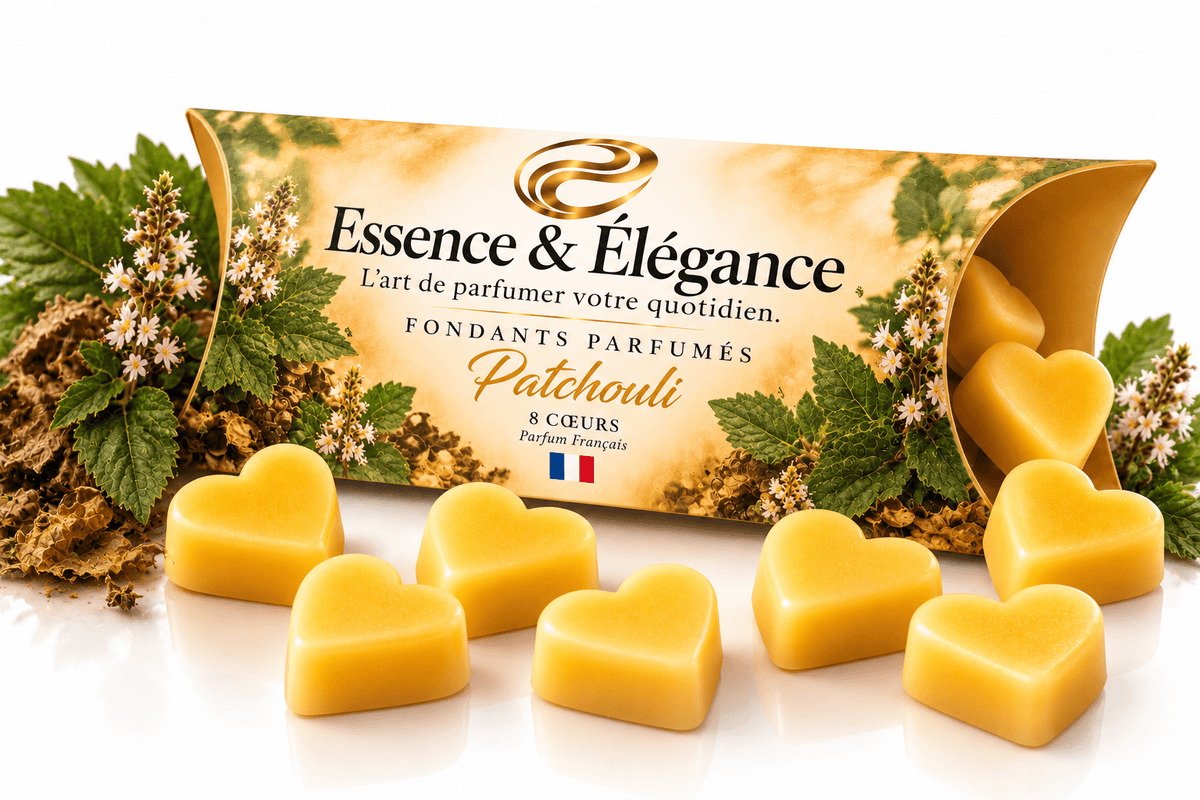 8 Fondants parfumés - patchouli - Essence & Élégance - Essence & Elegance