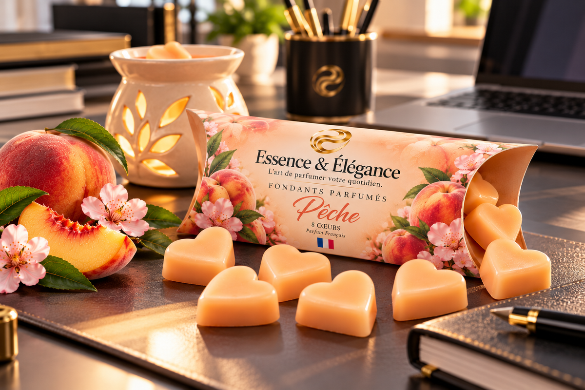 8 Fondants parfumés - Pêche - Essence & Élégance - Essence & Elegance