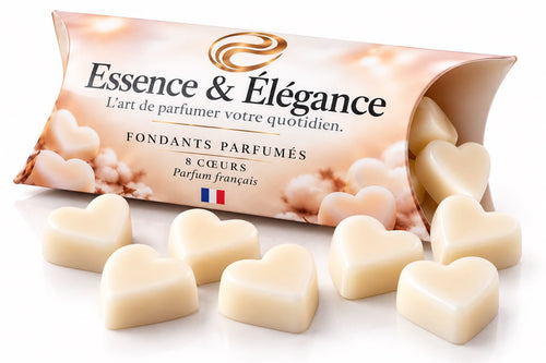 8 Fondants parfumés - Fleur de coton - Essence & Élégance - Essence & Elegance