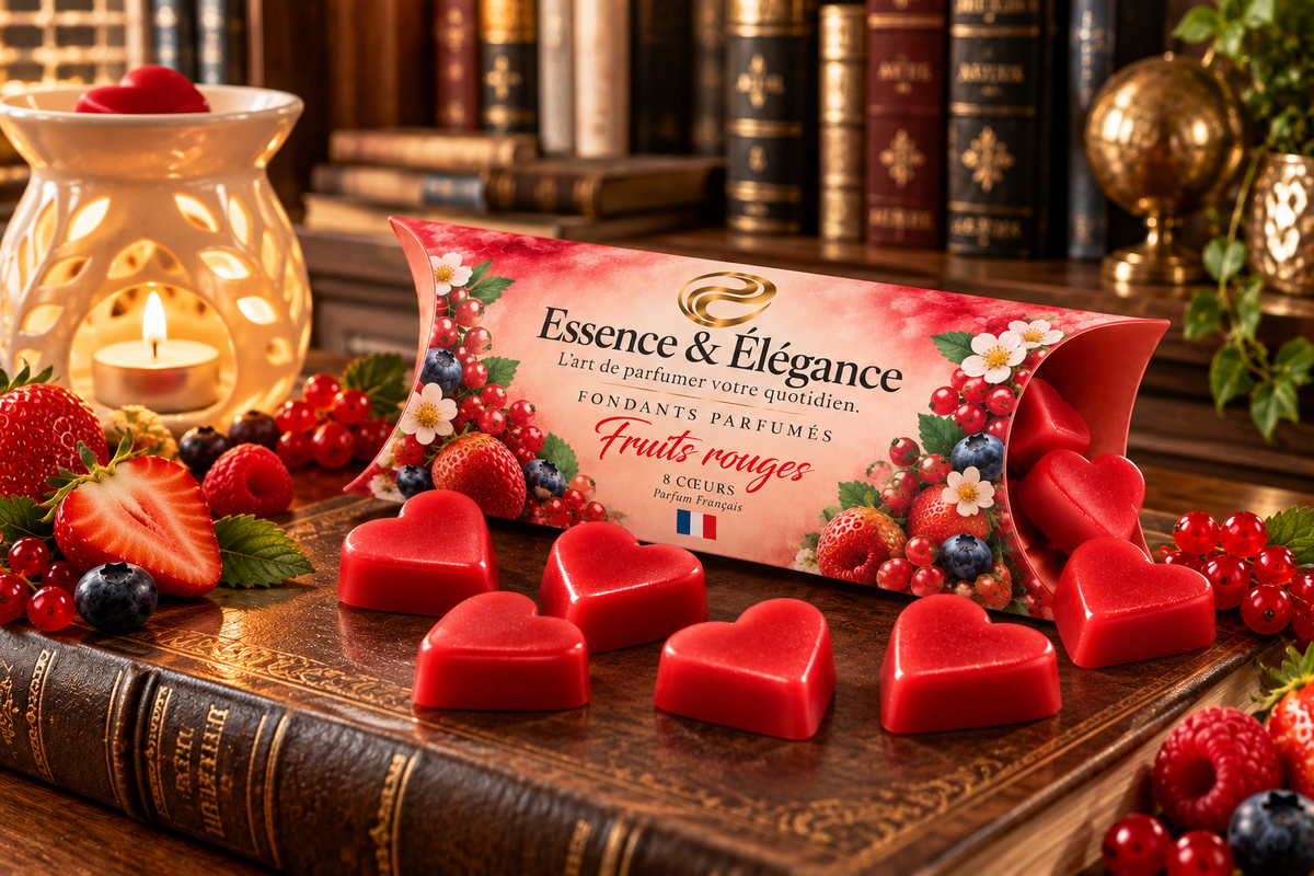 8 Fondants Parfumés – Fruits Rouges - Essence & Elegance