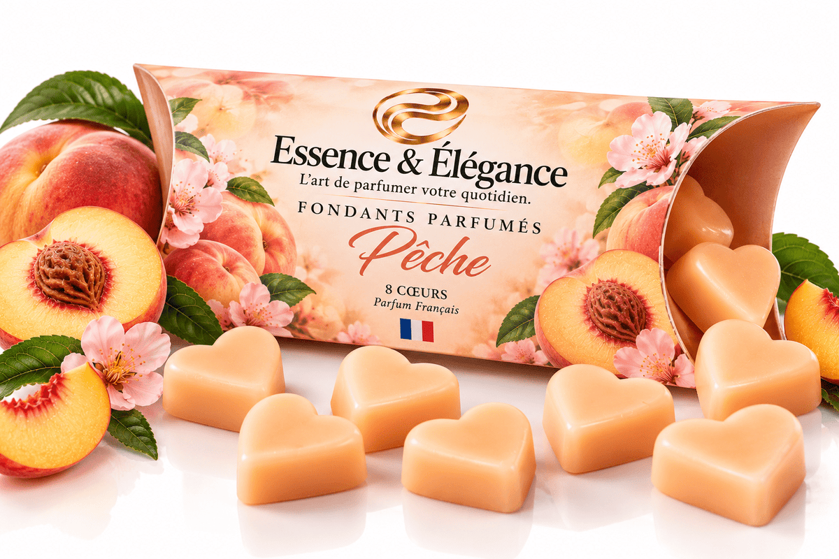 8 Fondants parfumés - Pêche - Essence & Élégance - Essence & Elegance