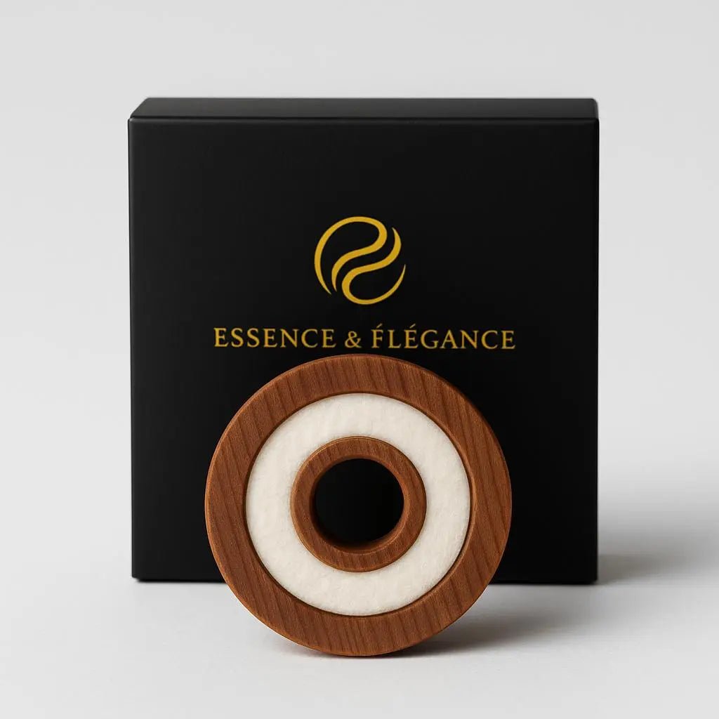 Cercle de diffusion / Bois noble et Feutrine - Essence & Elegance