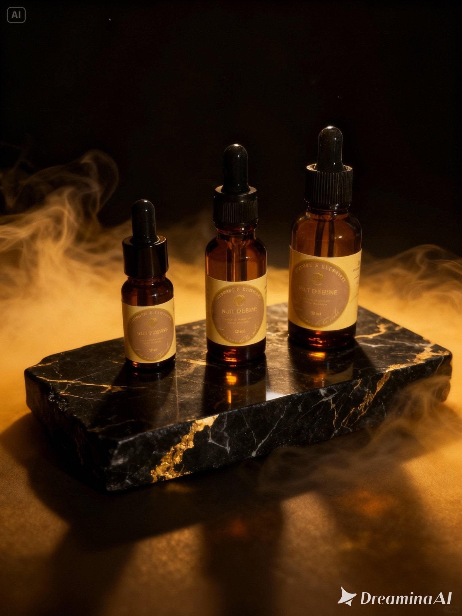 Flacons Nuit d'Ebène - Essence & Elegance