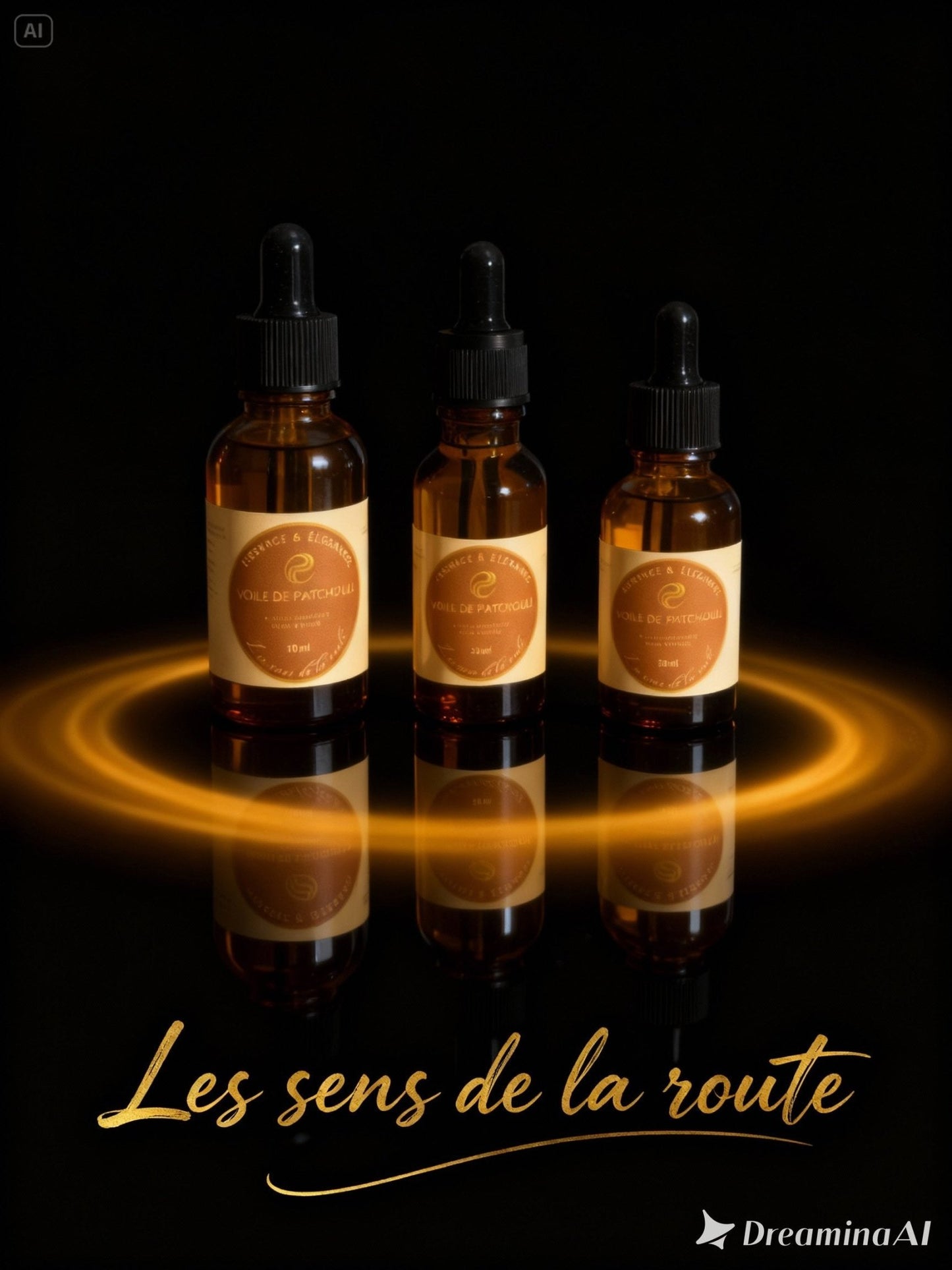 Flacons Voile de Patchouli - Essence & Elegance