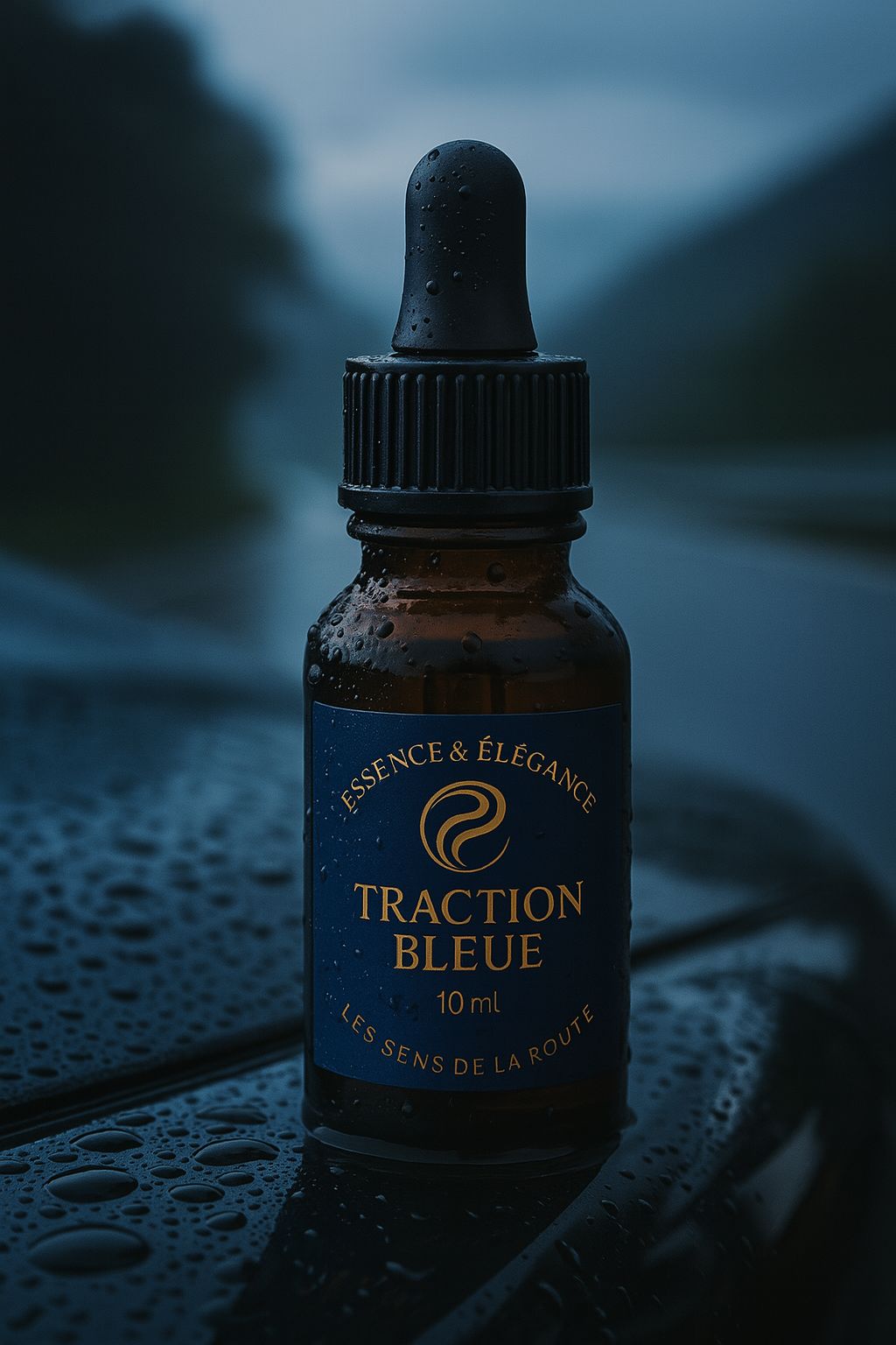  « Désodorisant voiture Traction Bleue – Essence & Élégance, parfum marin et frais »